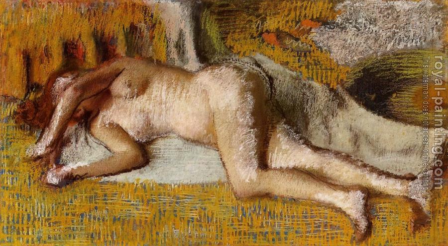 Edgar Degas : After the Bath IX